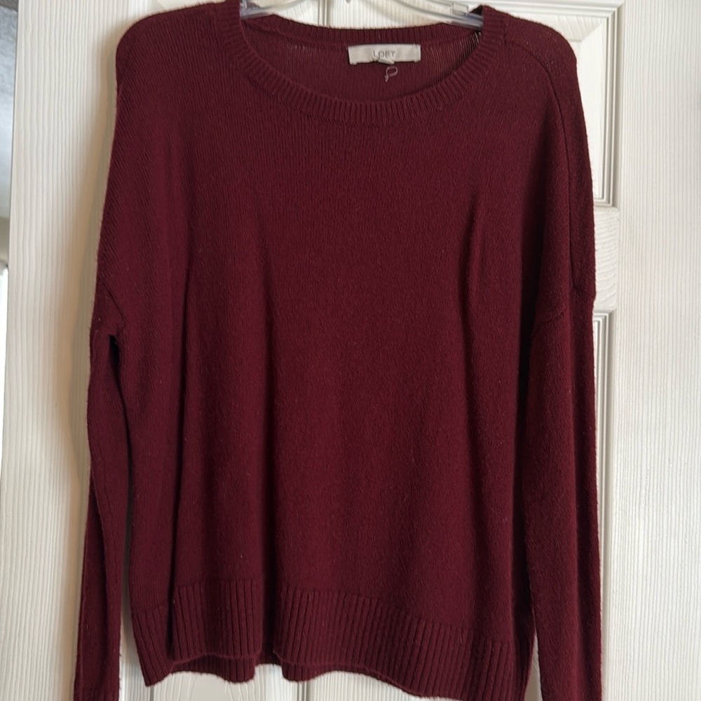 LOFT red sweater
